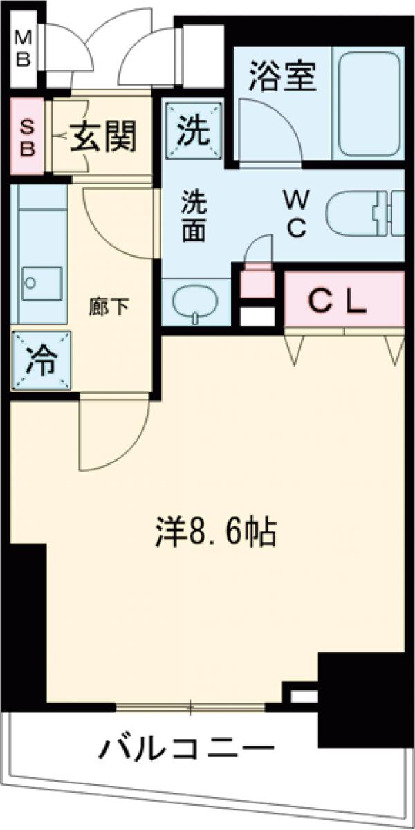 メインステージ西荻窪Ⅱの間取り