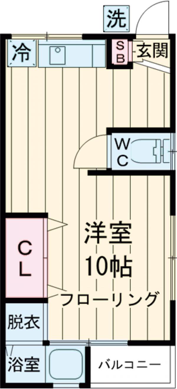 たちばな荘の間取り