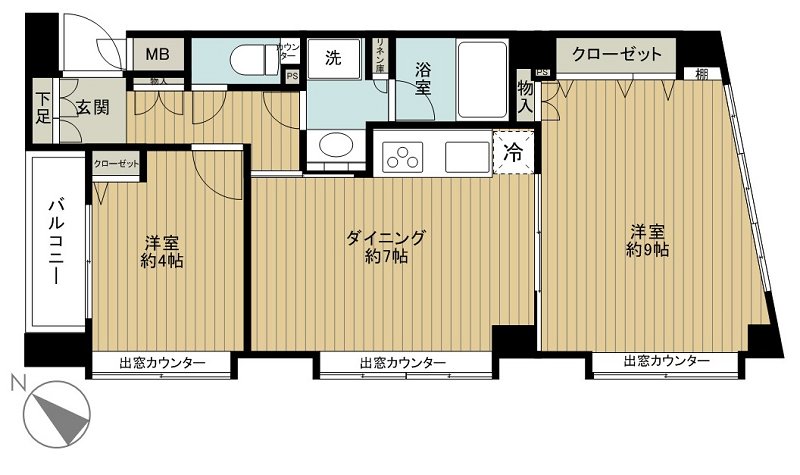 エルミタージュ荻窪の間取り