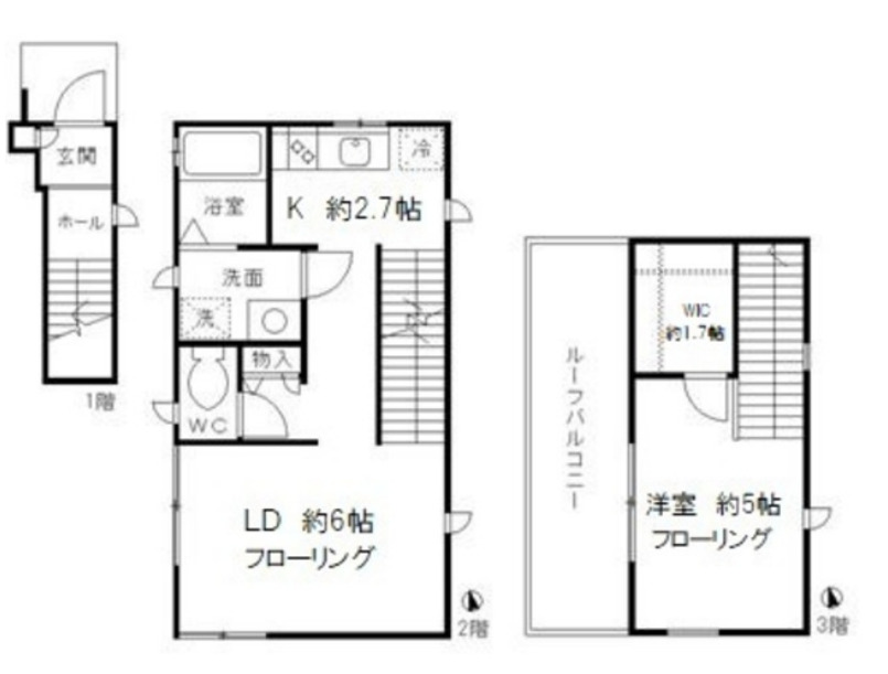 メゾン ド フルールの間取り