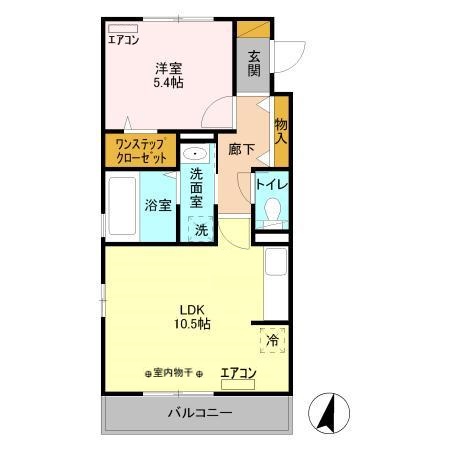 サンベルテ Ⅵの間取り