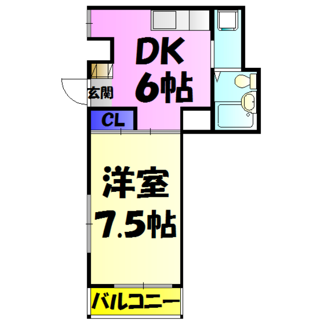 勝井マンションの間取り