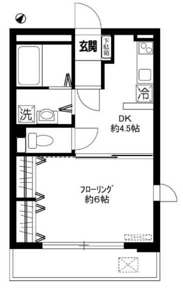 JEWEL COURT C棟の間取り