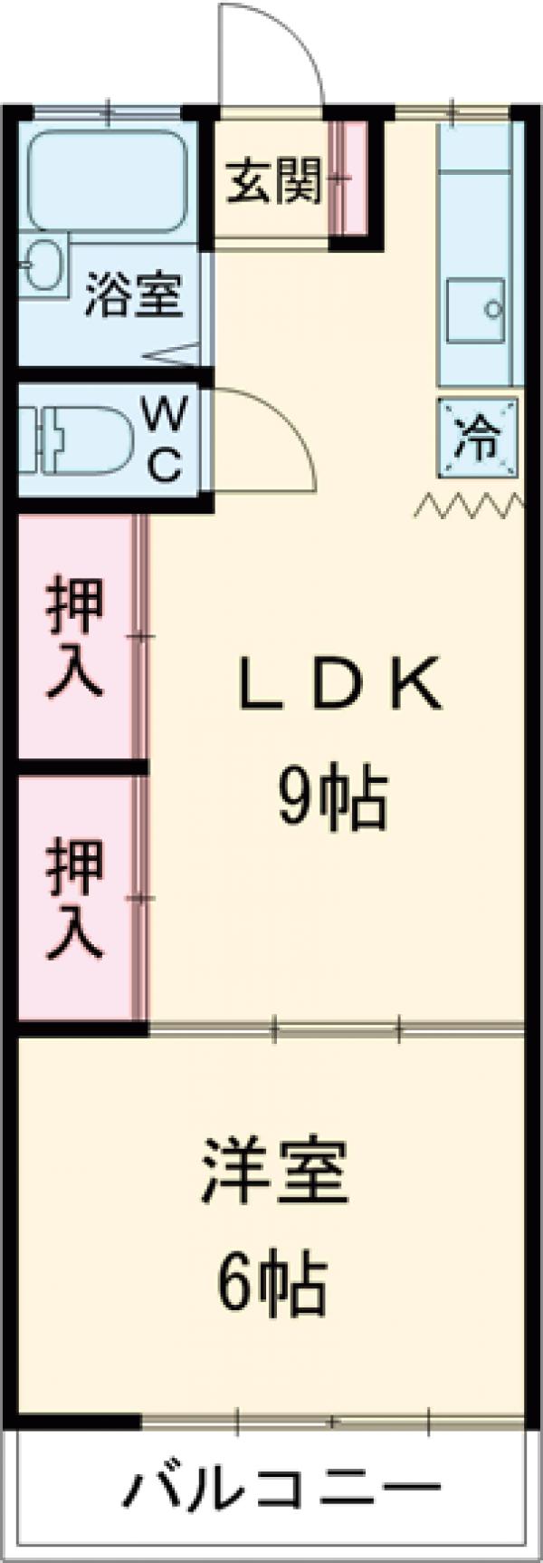 ハウス横倉の間取り