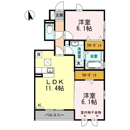 ラペ・クロシェットの間取り