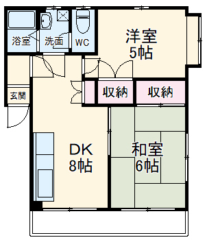 ミキハイツの間取り