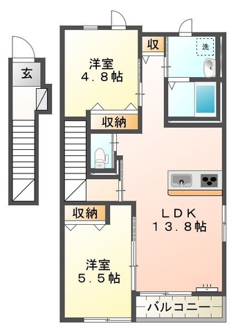 ウィングⅡの間取り