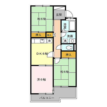 ロイアルパレスシマの間取り