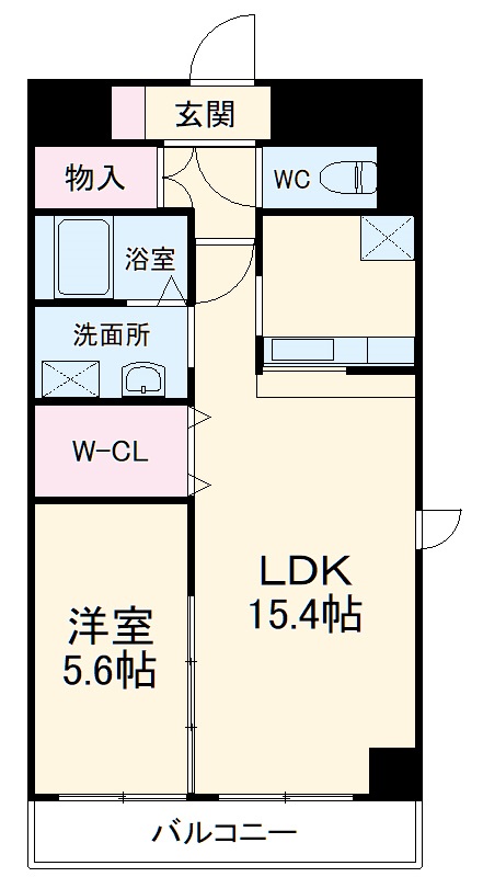 ザ クレスト元浜の間取り