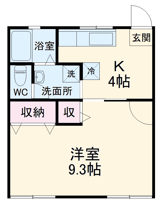 ウララハイツの間取り
