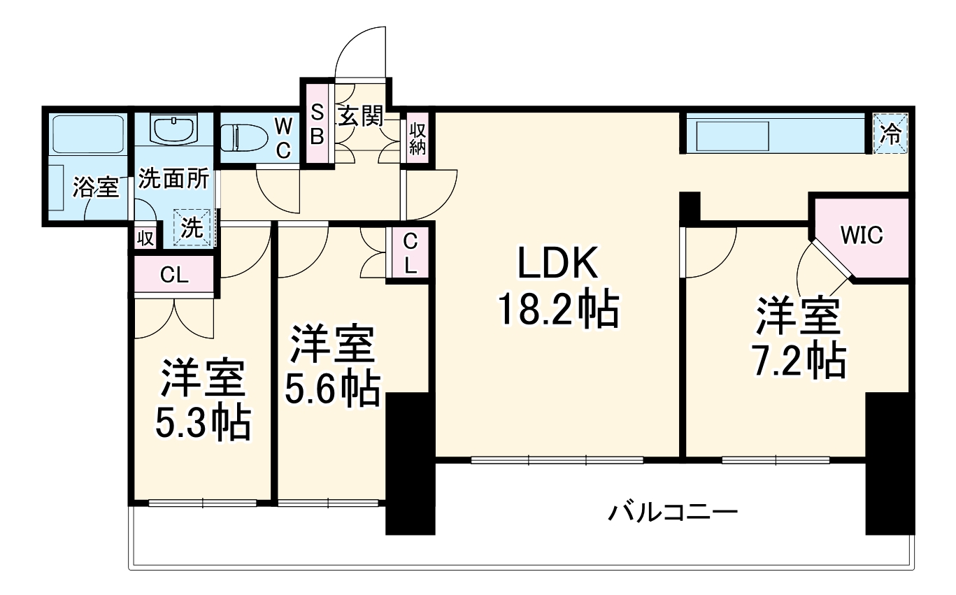 プレミスト浜松中央タワーの間取り