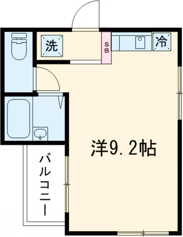 リバティ原町田の間取り