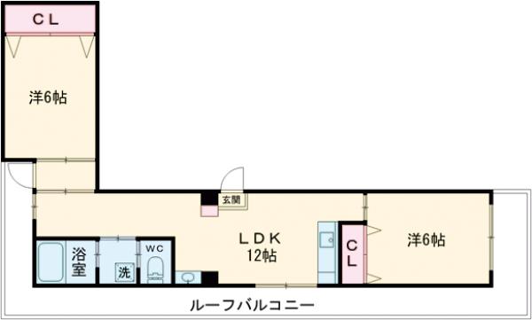 カールトンコートの間取り
