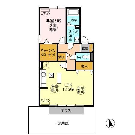 ヒルサイドコート 五番館の間取り