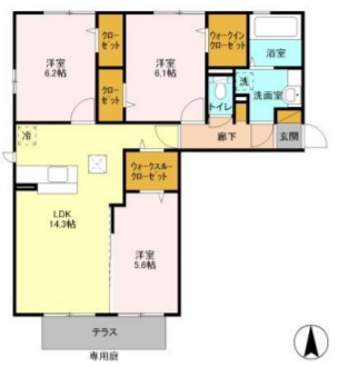 プレミアーレの間取り