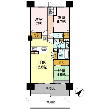 プレミスト浜松中山の間取り