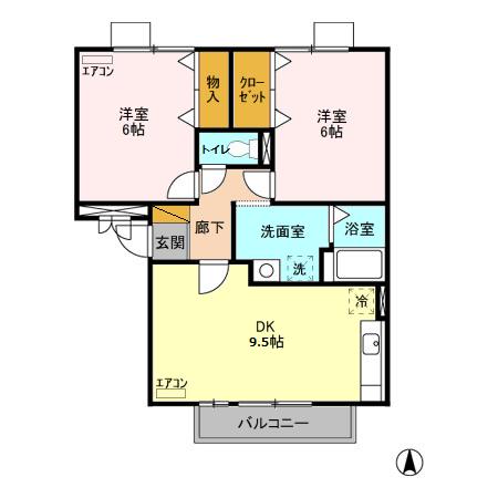 ベルボークの間取り