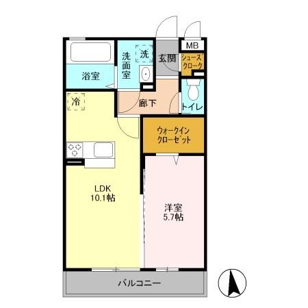 エクセルトーワⅡの間取り