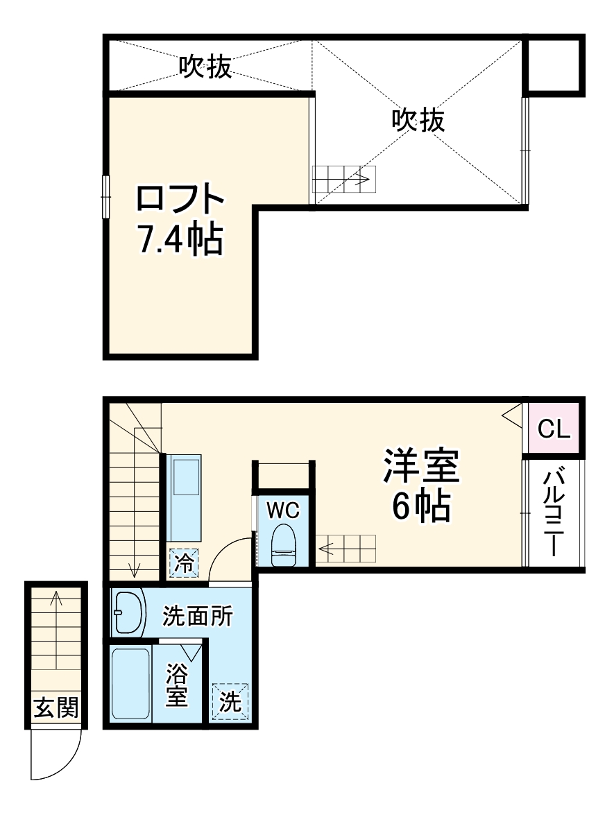 ハーベスト蘇我の間取り