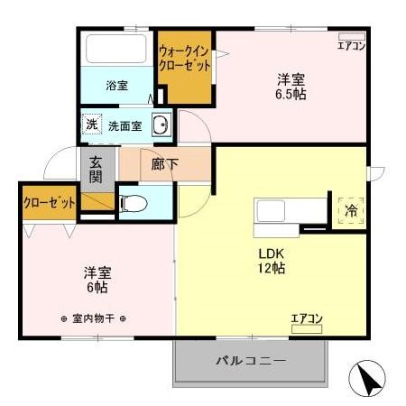 リヴェールの間取り