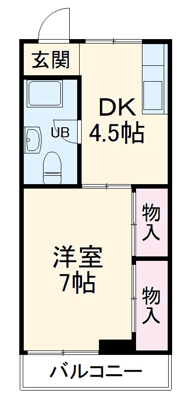 セントラルコーポの間取り