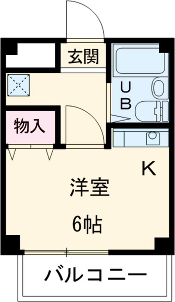 ベルメゾン南浦和の間取り
