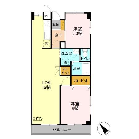 シャインクロコの間取り