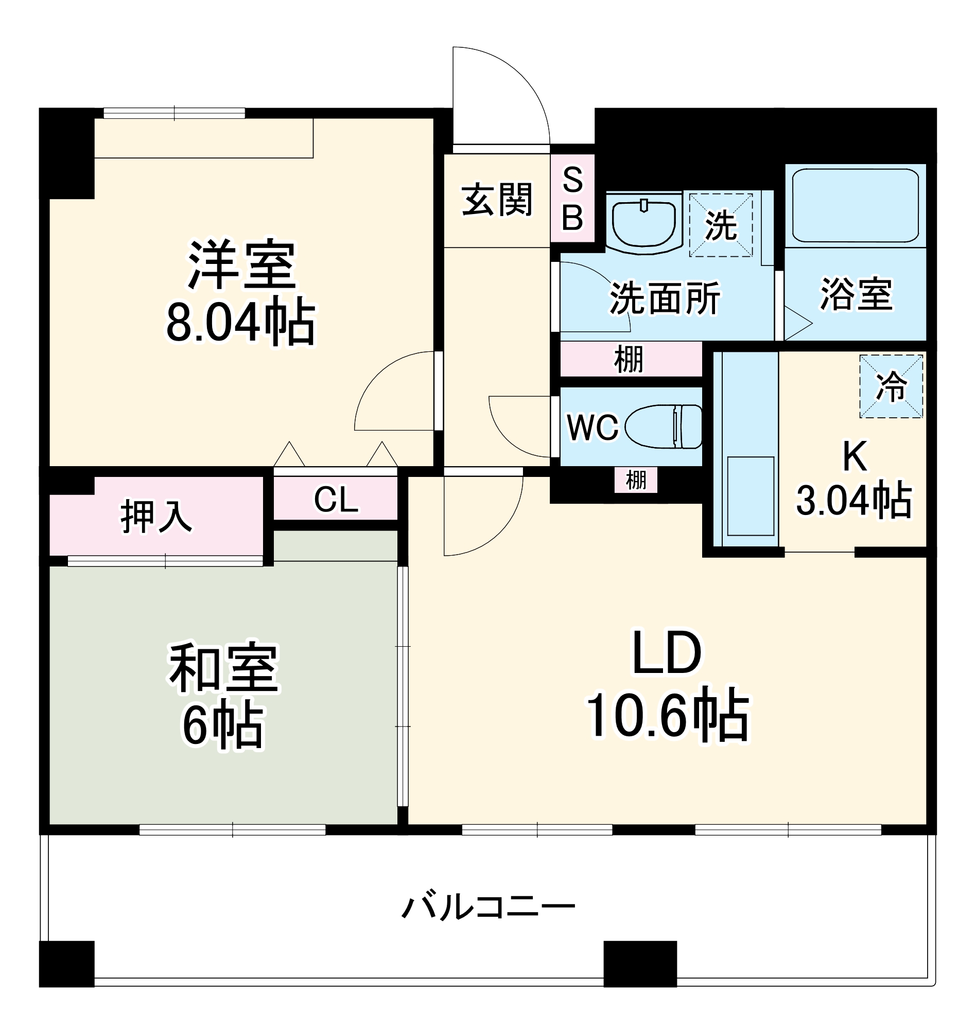 マルジューマンションの間取り