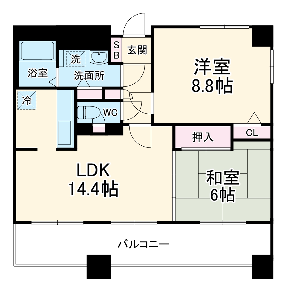 マルジューマンションの間取り