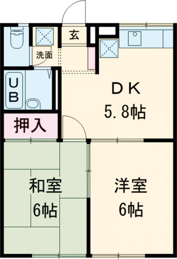 エステートSK1の間取り