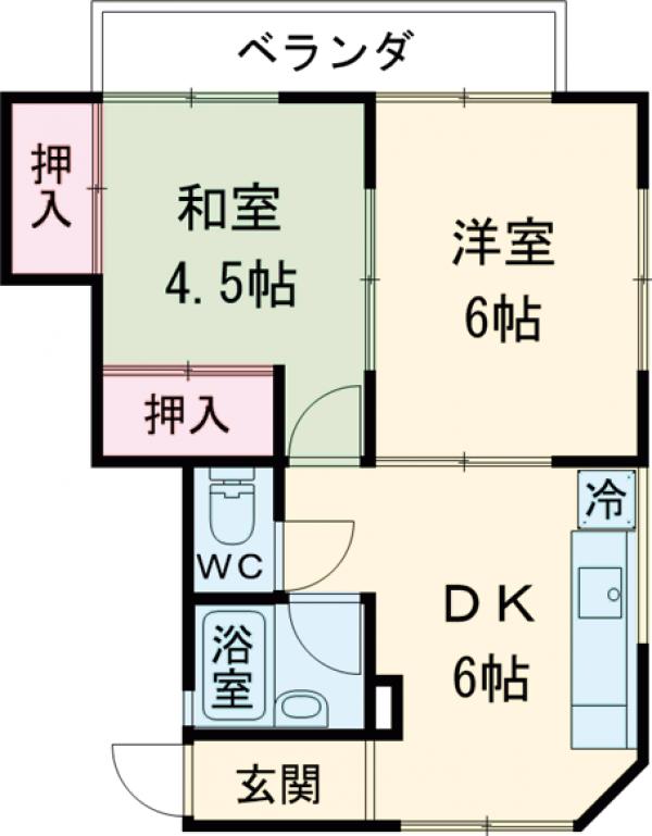 コーポ五十嵐の間取り