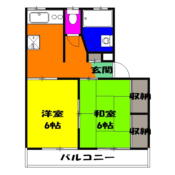 la plageⅢの間取り
