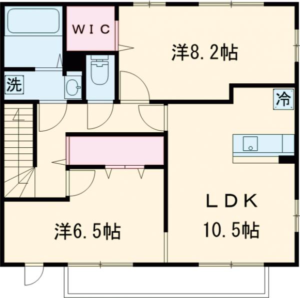 プレジオスAの間取り