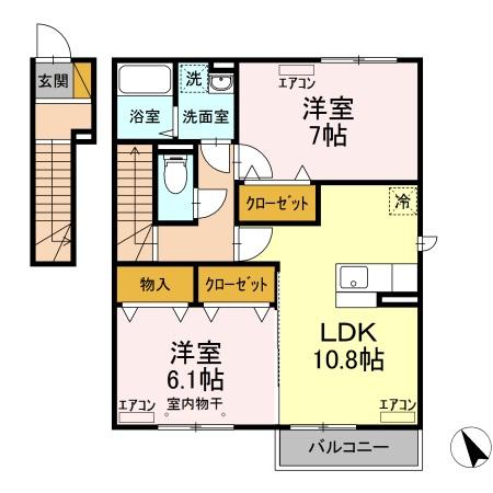 Living Courtの間取り