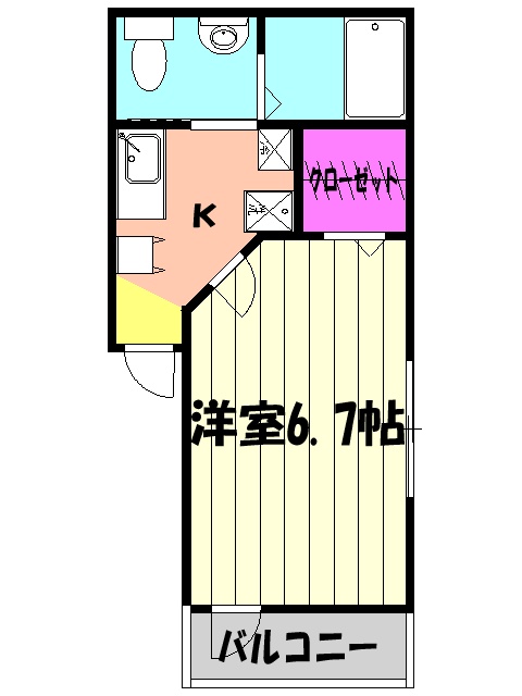 ソレイユ道場南の間取り