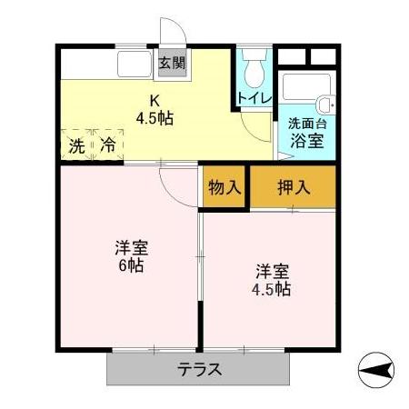 サマックス アルテールの間取り