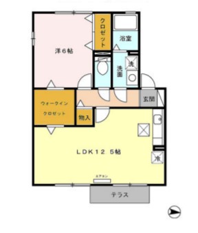 カンパーニュ Cの間取り