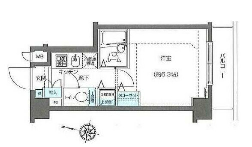 フェニックス西新宿弐番館の間取り