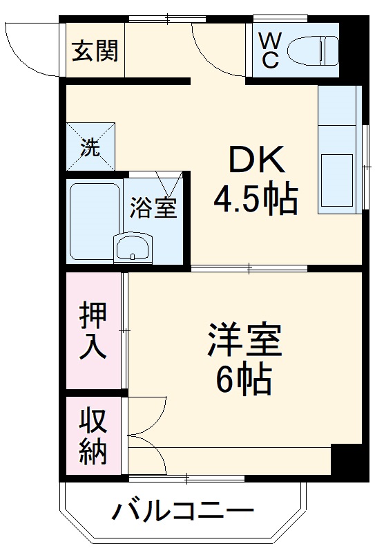 コーポ関根の間取り