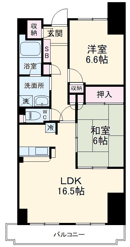 パウロニアビューコートの間取り