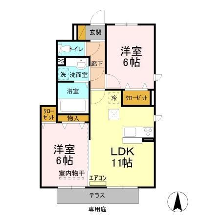 ソレアードカーサの間取り