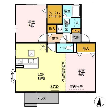 マリンハイツの間取り