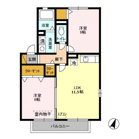 プロムナードの間取り