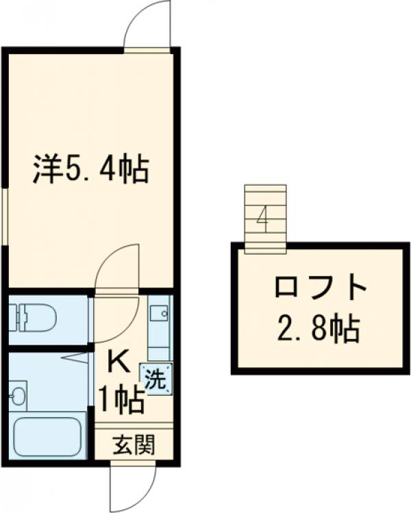 リブ六町の間取り