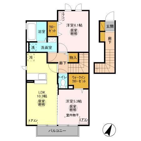 メゾンハーモニーの間取り