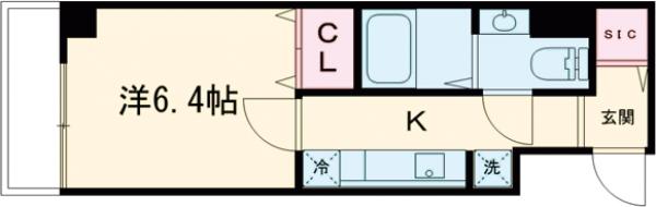 Eラオジアーの間取り