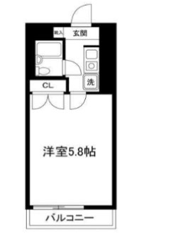 メルカード新高円寺の間取り