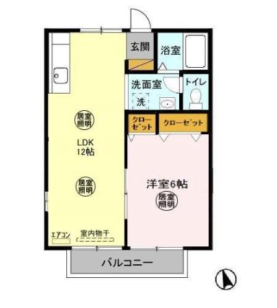 ドルチェ浜道 ABの間取り