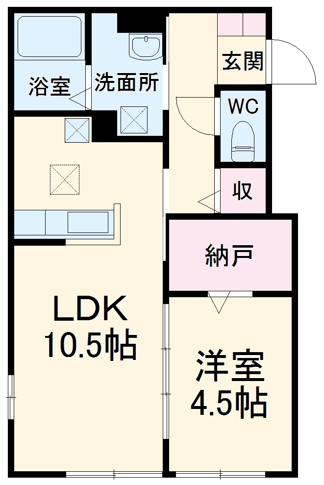 桜ハイツの間取り