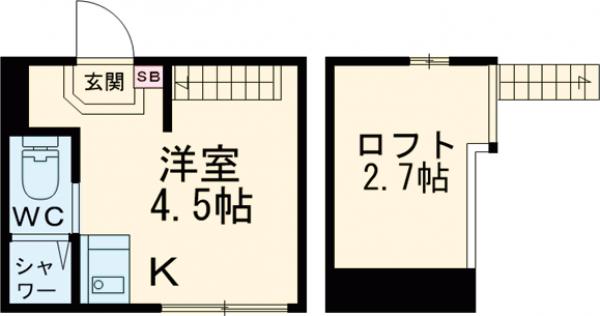 Latte池袋本町の間取り